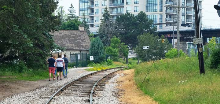 Guelph Junction Railway after herbicide spraying in 2017