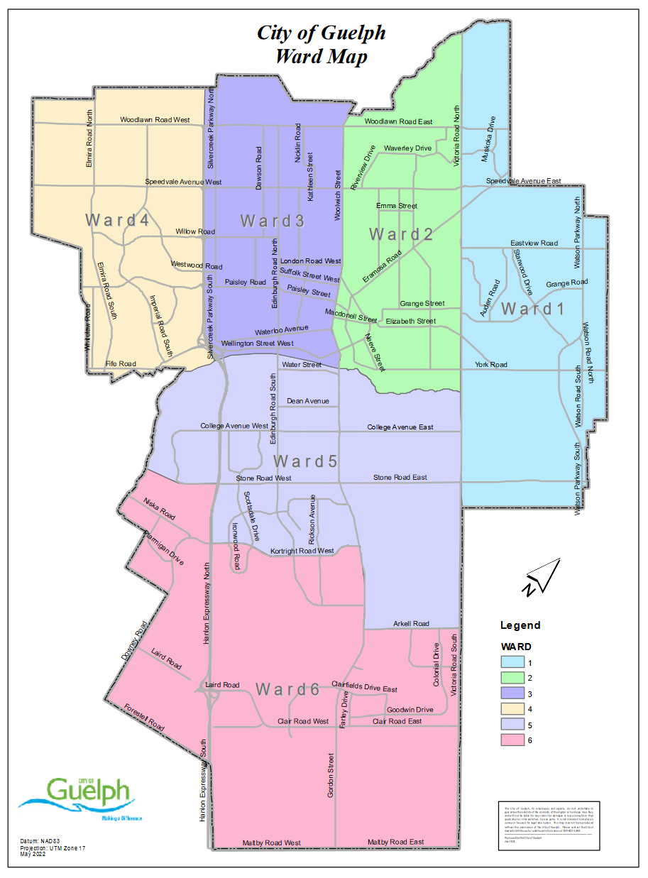 2022 Guelph Municipal Election The Ward Residents Association